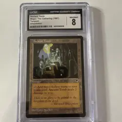 MTG: CGC Grade 8- Tempest Ancient Tomb - NM/MINT Collector Piece Or Beak Out - Image 1