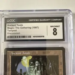 MTG: CGC Grade 8- Tempest Ancient Tomb - NM/MINT Collector Piece Or Beak Out - Image 2