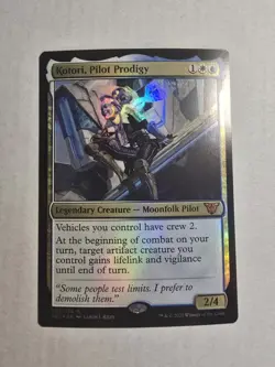Kotori, Pilot Prodigy Commander: Kamigawa: Neon Dynasty Foil - Image 1