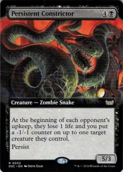 MTG Persistent Constrictor (Extended Art) (52) | NM | Commander: Duskmourn {DSC} - Image 1