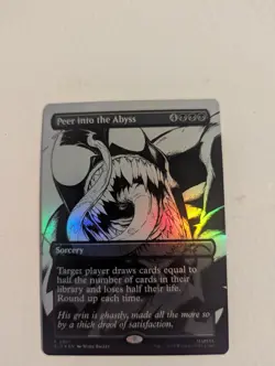 Peer Into The Abyss 2021 Foil MTG Secret Lair - Pack Fresh - - Image 1