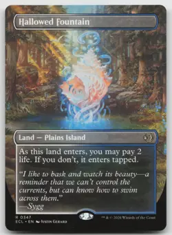 Hallowed Fountain (Borderless) R Normal Lorwyn Eclipsed 347 NM - Image 1