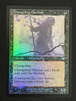 1x MTG Changeling Outcast (Retro Frame, Foil) - Modern Horizons (MH1) #12 - Image 1