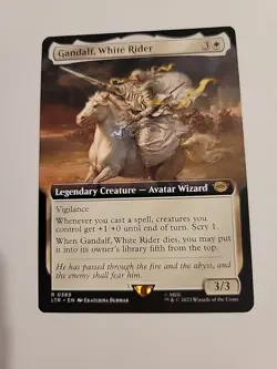 MTG Gandalf, White Rider The Lord of the Rings: Tales of Middle-earth 0389... - Image 1