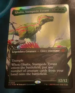 Ghalta, Stampede Tyrant (Borderless) The Lost Caverns of Ixalan Foil - Image 2