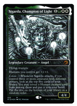 MTG Card: Sigarda, Champion of Light Foil Showcase #323 MID Mythic! NM - Image 1