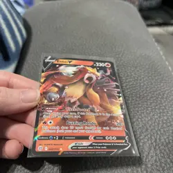 Entei V 022/172 Pokemon Brilliant Stars Sword & Shield Ultra Rare Card NM - Image 4