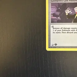 Giovanni's Last Restort 105/132 Pokemon TCG Gym Challenge 1st Edition - Image 5
