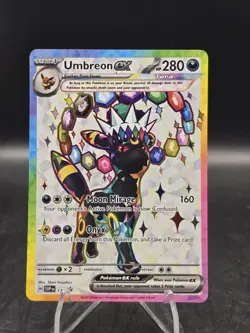 Pokemon TCG Umbreon ex SVP 176 Black Star Promo Full Art NM - Image 1