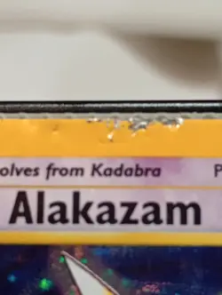 Pokemon TCG Alakazam Holo Rare Card 1/102 Base Set - Image 2