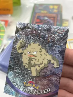 2000 Topps Pokemon Chrome #75 Graveler Series 1 Trading Cards - Image 3
