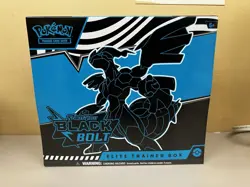 Pokemon Scarlet and Violet Black Bolt Pokemon Center Elite Trainer Box ETB - Image 1