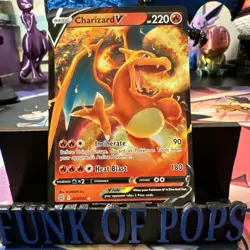 Pokemon TCG Charizard V Sword & Shield: Brilliant Stars 017/172 Holo Ultra Rare - Image 2