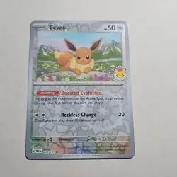 Pokemon Prismatic Evolutions Eevee 074/131 Holo Promo Card English 2025 - Image 1