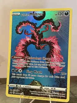 😻 Pokemon GALARIAN MOLTRES * SWSH284 Sword & Shield Black Star Promo Holo - Image 3
