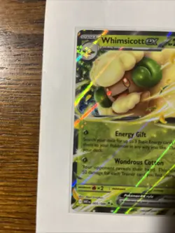 Pokemon TCG Whimsicott EX 005/086 White Flare Double Rare Holo Card NM Condition - Image 2