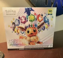 Pokemon TCG SV8.5 Prismatic Evolutions Elite Trainer Box Factory Sealed - Image 1