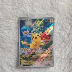 Pokemon TCG Pikachu SVP 027 Paldea Evolved Black Star Promo New Sealed - Image 3
