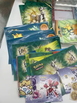 Pikachu Pokemon Toy Paldea Adventure Chest Promo Lot Stickers Journal Display - Image 2