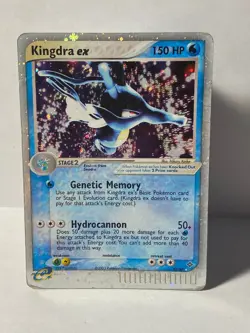 Pokemon TCG Kingdra ex 92/97 Dragon Holo Heavily Played - Image 1
