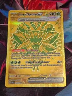 Teal Mask Ogerpon ex 177/131 Prismatic Evolutions Holo - Pokemon Card Near Mint - Image 1