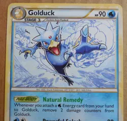 Golduck 22/102 Rare Non-Holo Triumphant Set Pokemon Card NM - Image 2