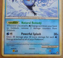 Golduck 22/102 Rare Non-Holo Triumphant Set Pokemon Card NM - Image 3