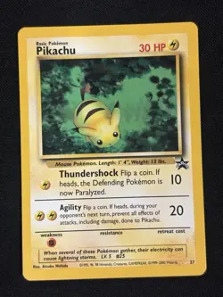 Pikachu 27/53 Promo WoTC Promo Pokemon Card - Image 1