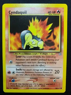 CYNDAQUIL - 56/111 - NEO GENESIS - POKEMON CARD - LP - Image 1