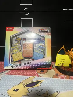 Pokemon TCG SV Prismatic Evolutions Poster Collection Box New Sealed - Fast Ship - Image 1