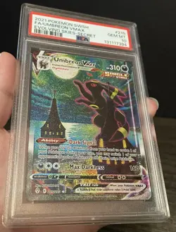 2021 Pokemon Full Art Umbreon VMAX Sword & Shield Evolving Skies Secret - PSA 10 - Image 5