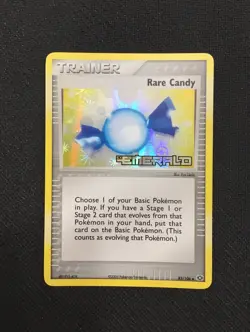 Pokemon Rare Candy EX Emerald Stamped 83/106 Reverse Holo - Image 1