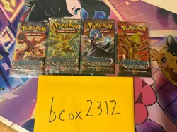 Pokemon Steam Siege Booster Pack Art Set - Image 1