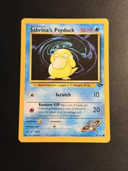 Sabrina's Psyduck 99/132 Gym Challenge Regular 2000 Pokemon - Image 1
