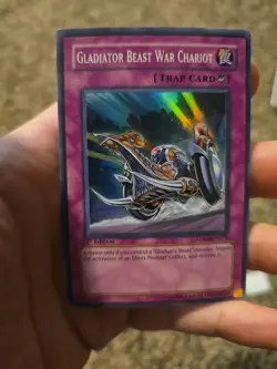 Gladiator Beast War Chariot - TDGS-EN074 - Super Rare 1st Edition VLP NM Yugioh - Image 1