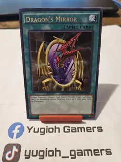 Yu-Gi-Oh Dragon's Mirror DPRP 1st Edition Rare Light Played - Image 1
