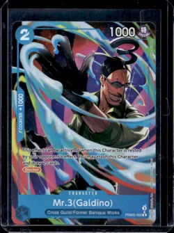 One Piece Card Game Premium Booster The Best Vol. 2 Mr. 3 (Galdino) #PRB02-009 - Image 1