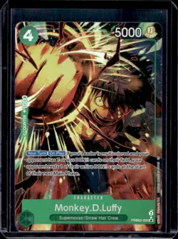 One Piece Monkey.D.Luffy Premium Booster The Best Vol. 2 Alt Art #PRB02-005 - Image 1