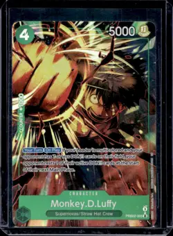 One Piece Monkey.D.Luffy Premium Booster The Best Vol. 2 Alt Art #PRB02-005 - Image 1