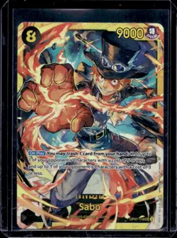 2024 One Piece 500 Years in the Future Sabo Secret Rare #OP07-118 - Image 1