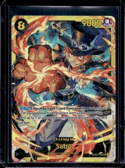 2024 One Piece 500 Years in the Future Sabo Secret Rare #OP07-118 - Image 1