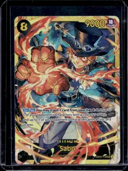 2024 One Piece 500 Years in the Future Sabo Secret Rare #OP07-118 - Image 1