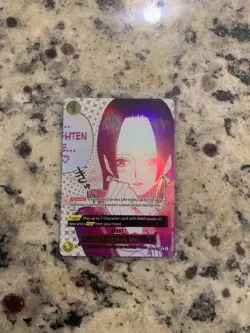 ONE PIECE You'll Frighten Me... ♡ Alt Art OP14-118 THE AZURE SEA'S SEVEN English - Image 1