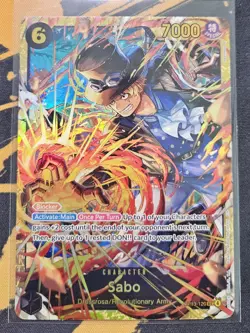 Sabo (SEC) OP13-120 - Carrying on His Will ONE PIECE CCG ENGLISH - Image 1