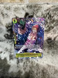 Donquixote Rosinante OP12-108 One Piece Illustration Box 6 Promo Alt Art. - Image 1