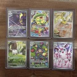 Pokemon TCG Phantasmal Flames Illustration Rare Card Lot Of 6 Cards - Image 1