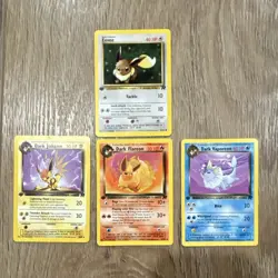 Pokemon Team Rocket Eevee & Dark Evolutions TCG Card Lot Wizards of the Coast - Image 1