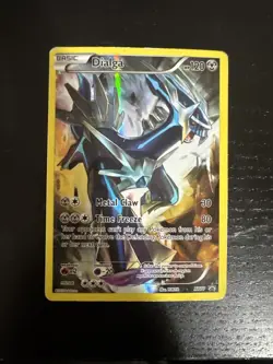(MP) Dialga #XY77 2015 Pokemon XY Black Star Promo Card Full Art - Image 1