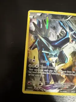 (MP) Dialga #XY77 2015 Pokemon XY Black Star Promo Card Full Art - Image 3