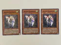 Yugioh - Arsenal Summoner x 3 - DCR-004 - NM - Plus Free Holographic Card - Image 1